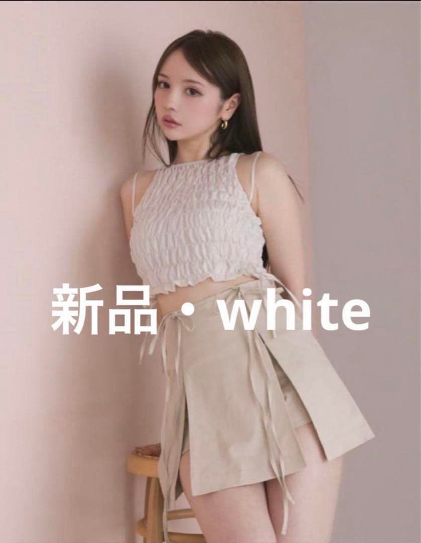 【新品未使用・タグ無し】andmary メイシャーリングトップス