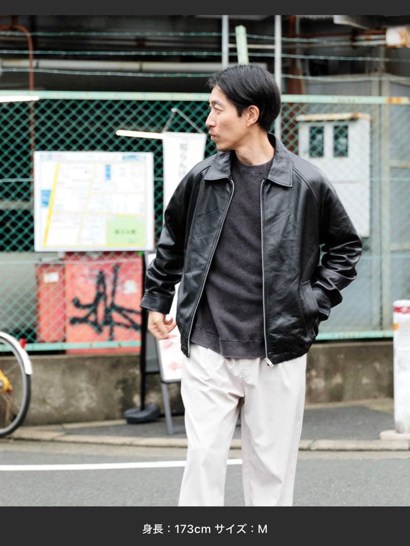 ラムレザー ZIP UP ジャケット／アイテムズ アーバンリサーチ