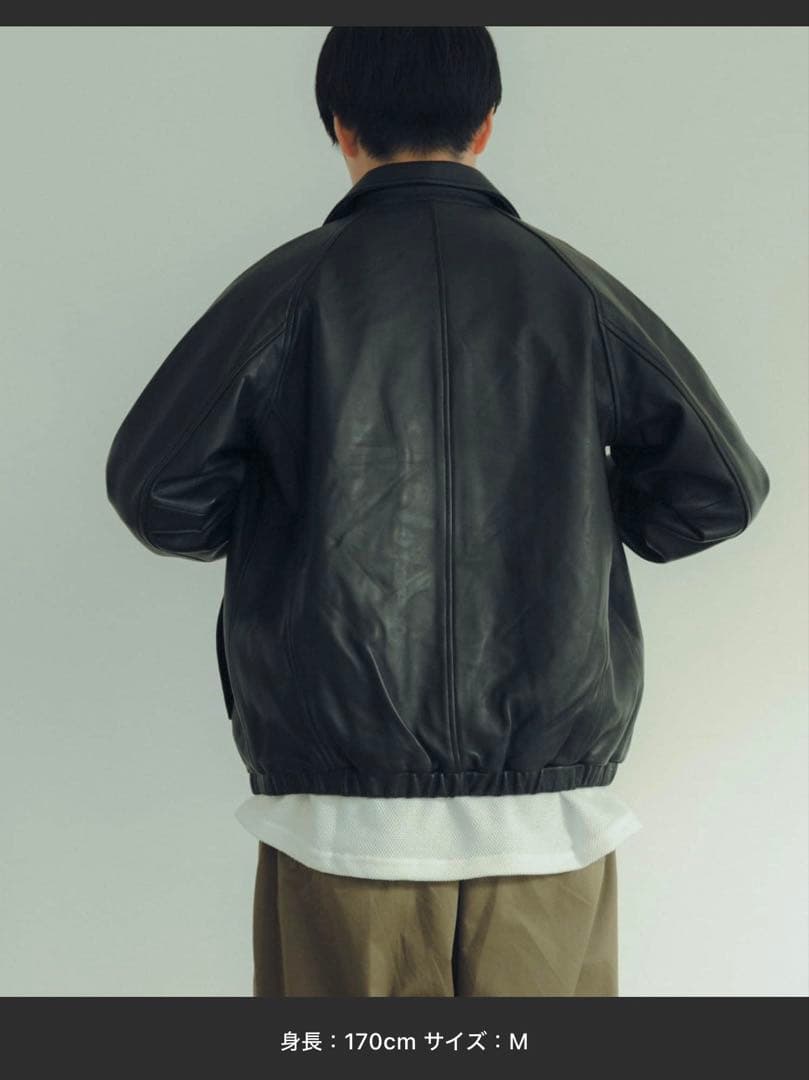 ラムレザー ZIP UP ジャケット／アイテムズ アーバンリサーチ