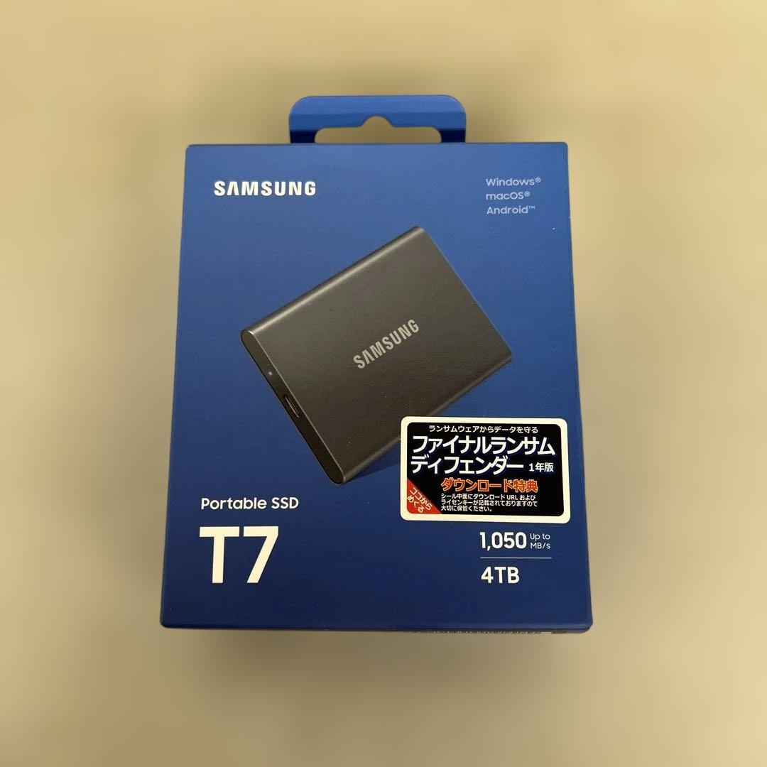 601008 Samsung T7 4TB 外付けSSD