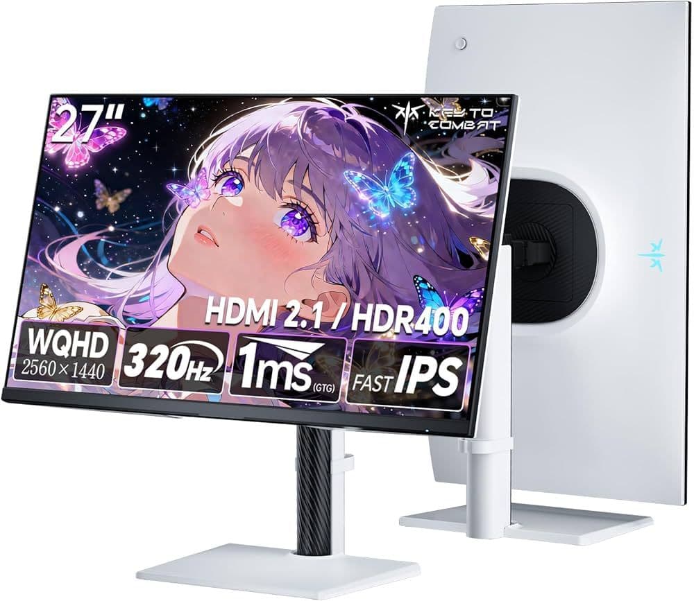 【新品】WQHD 320Hz 27インチ KTC H27E6 ゲーミングモニター