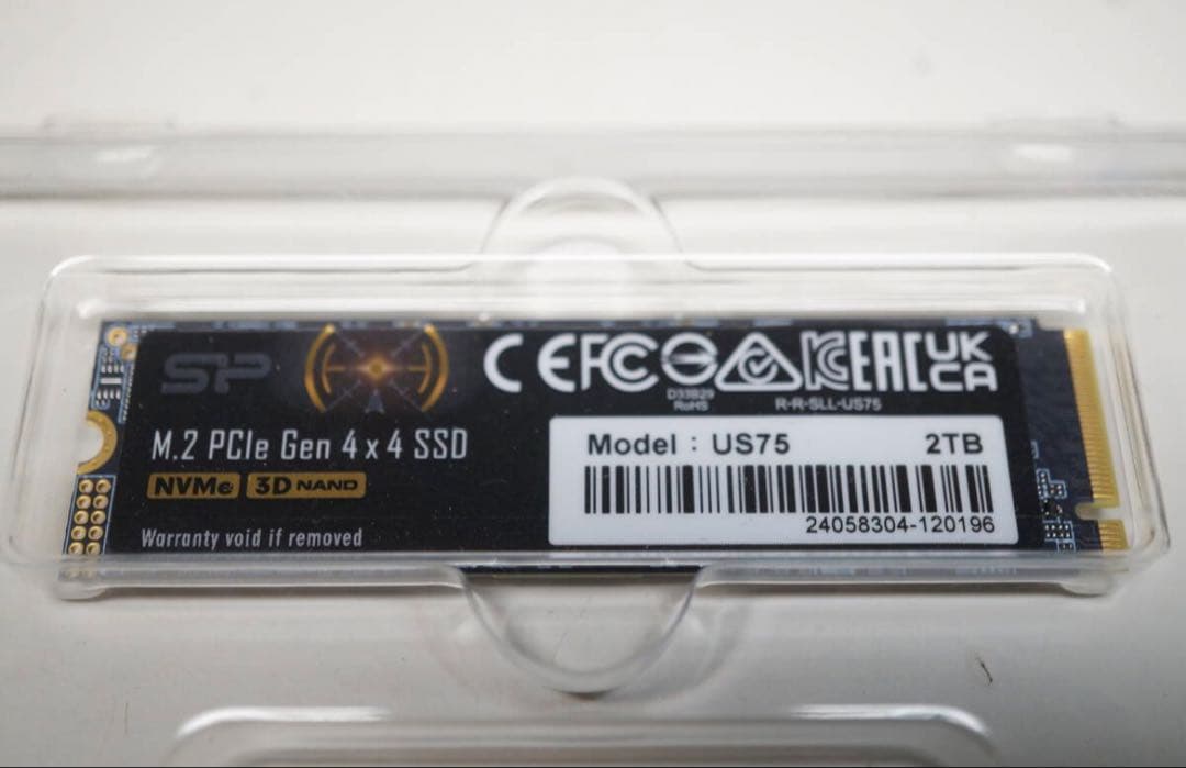 内蔵型SSD Silicon Power US75 M.2 SSD 2TB