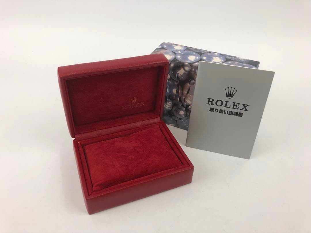 Y*K様 ロレックス　空き箱　外箱　内箱　取説　レッド