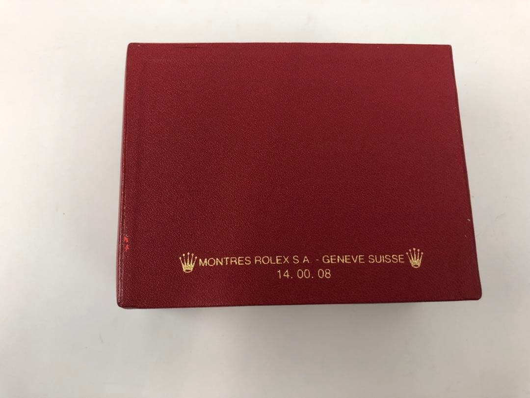 Y*K様 ロレックス　空き箱　外箱　内箱　取説　レッド