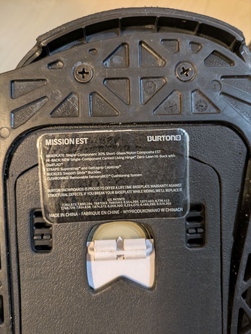 Burton MISSION EST ビンディング ブラック