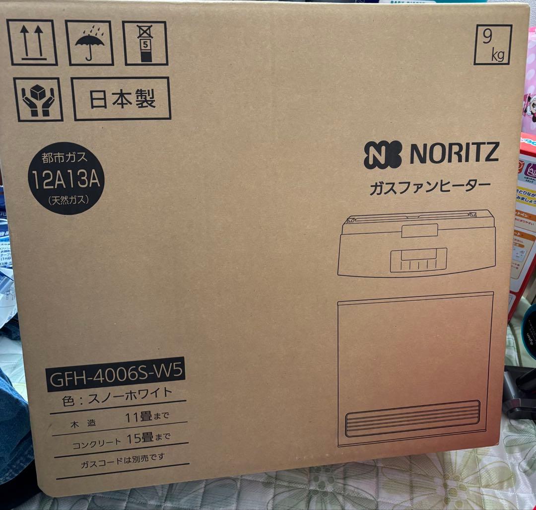 未開封 NORITZ ガス ファンヒーター GFH-4006S 3m ホース