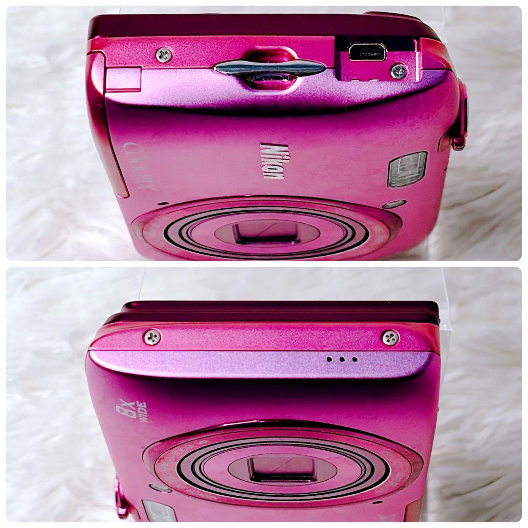 【外観極美品】ニコン Nikon クールピクス COOLPIX S3600ピンク