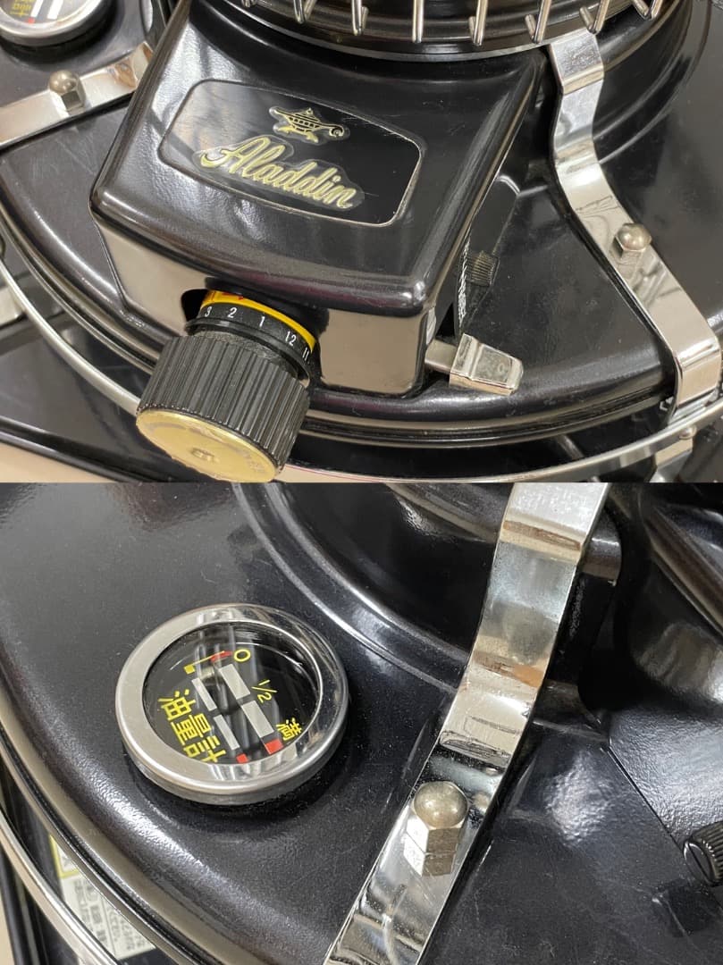 アラジンAladdinブルーフレーム石油ストーブBF3906（黒）2008年製