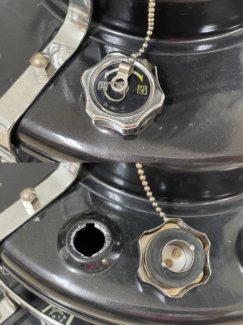 アラジンAladdinブルーフレーム石油ストーブBF3906（黒）2008年製