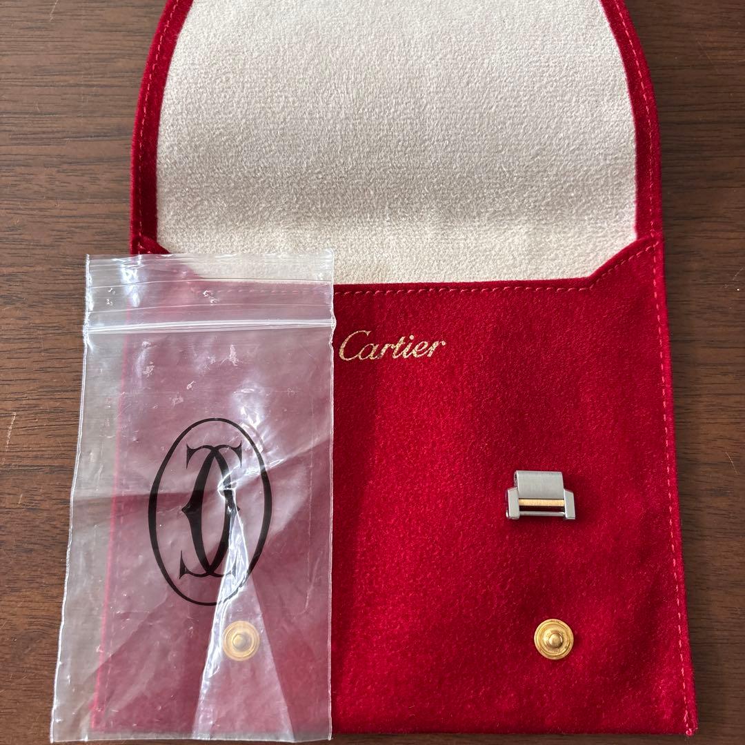 新品未使用品　カルティエタンクフランセーズk18コンビSMコマ