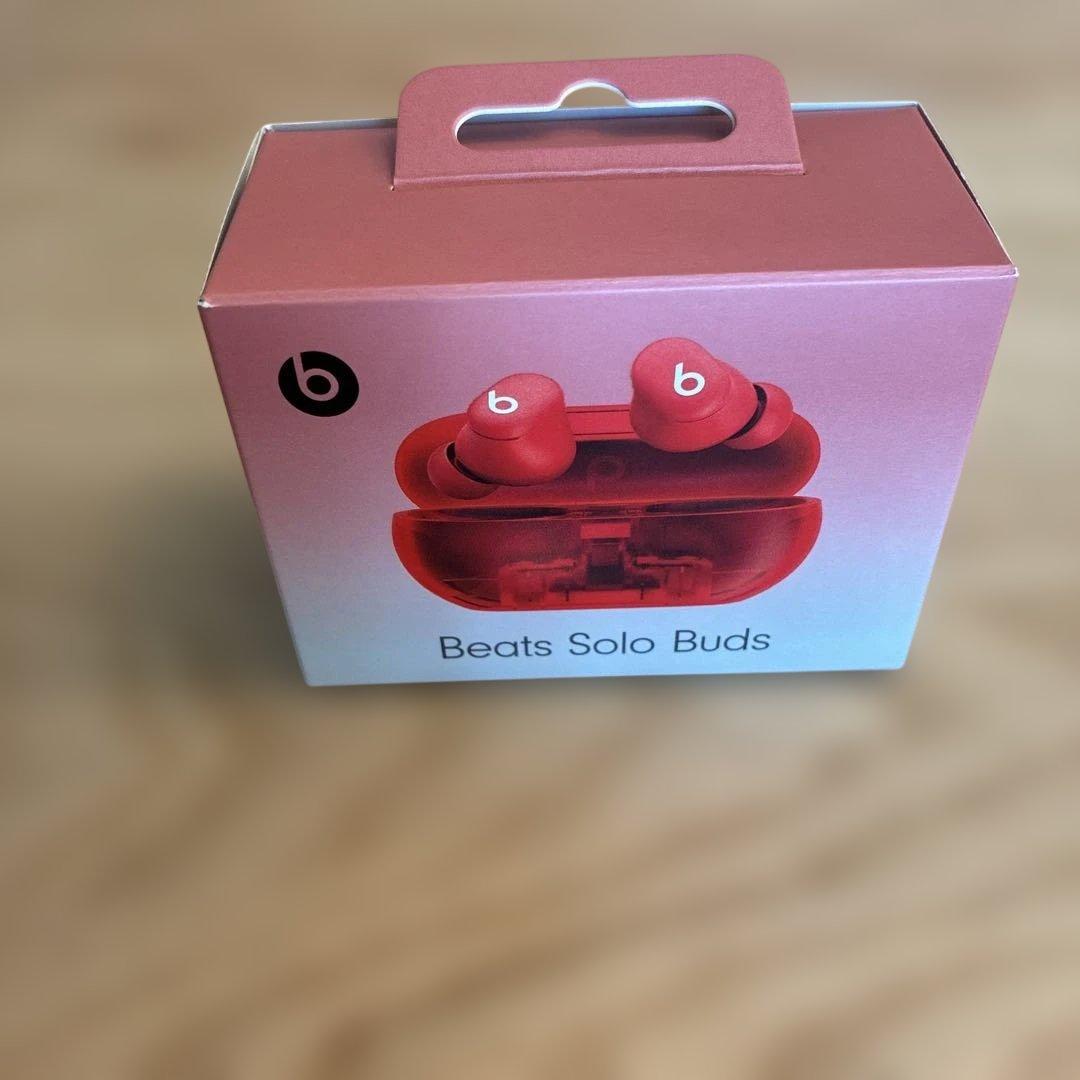 Beats Solo Buds ワイヤレスイヤホン レッド サイズ試しのみ！