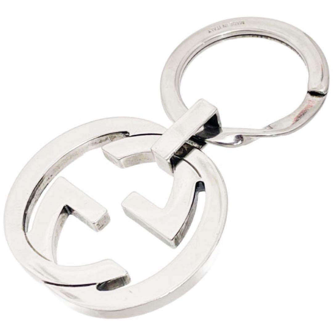 正規品 グッチ インターロッキング キー ホルダー リング 鍵【SY14170】