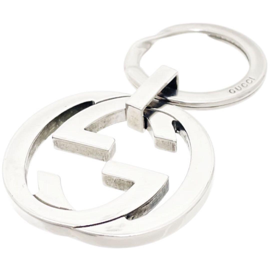 正規品 グッチ インターロッキング キー ホルダー リング 鍵【SY14170】
