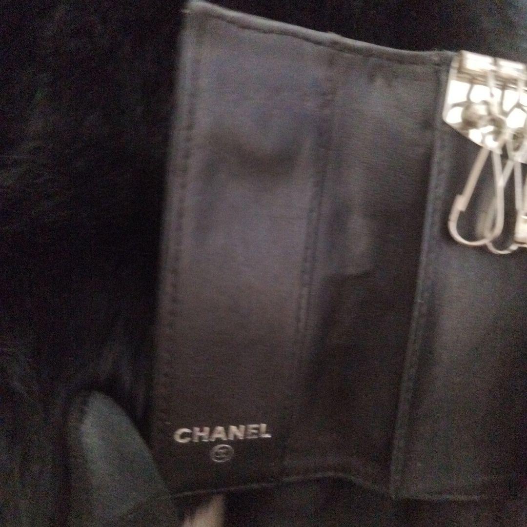 CHANEL ブラック　キーケース