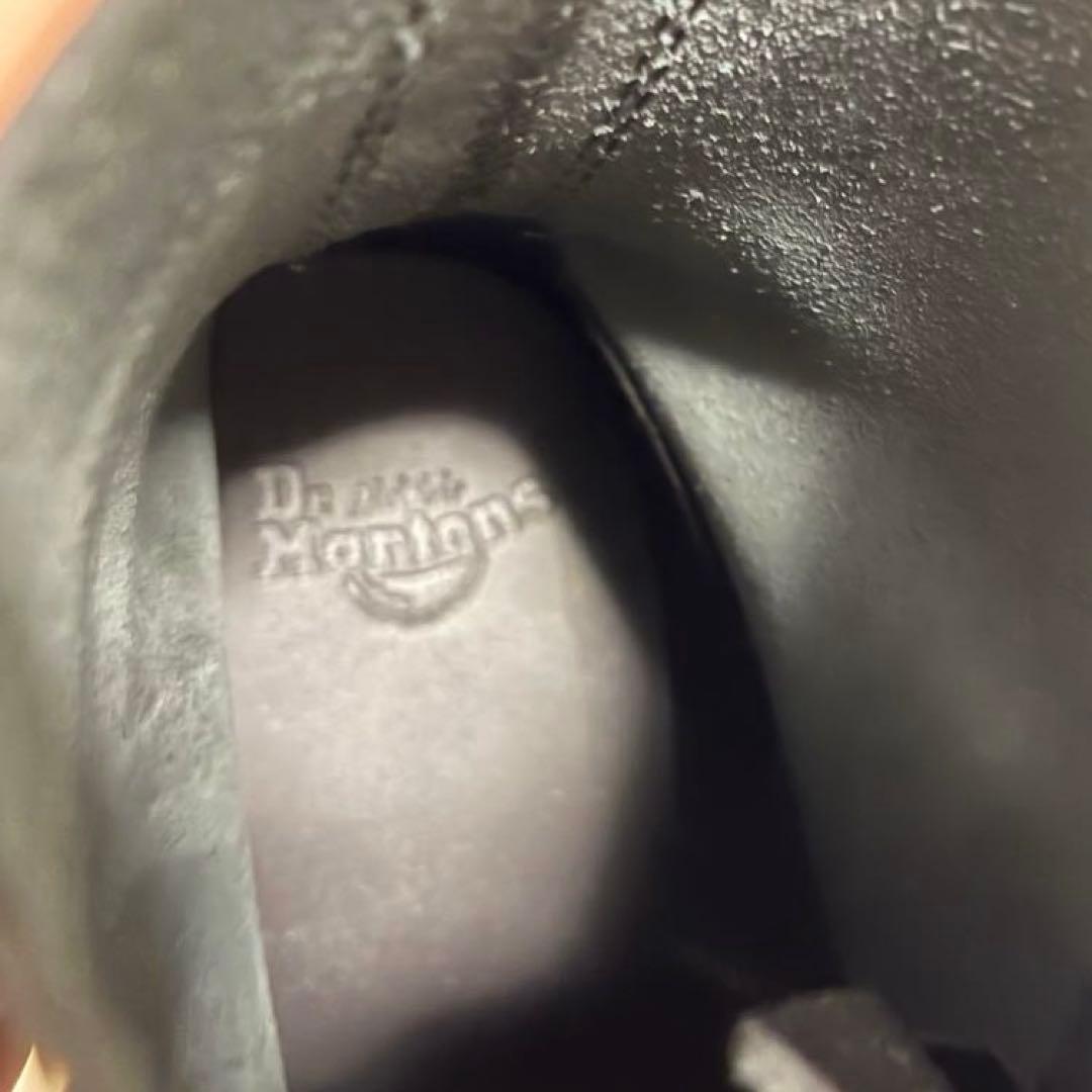 Dr.Martens ドクターマーチン 6ホール リボン ブラック レザー 厚底