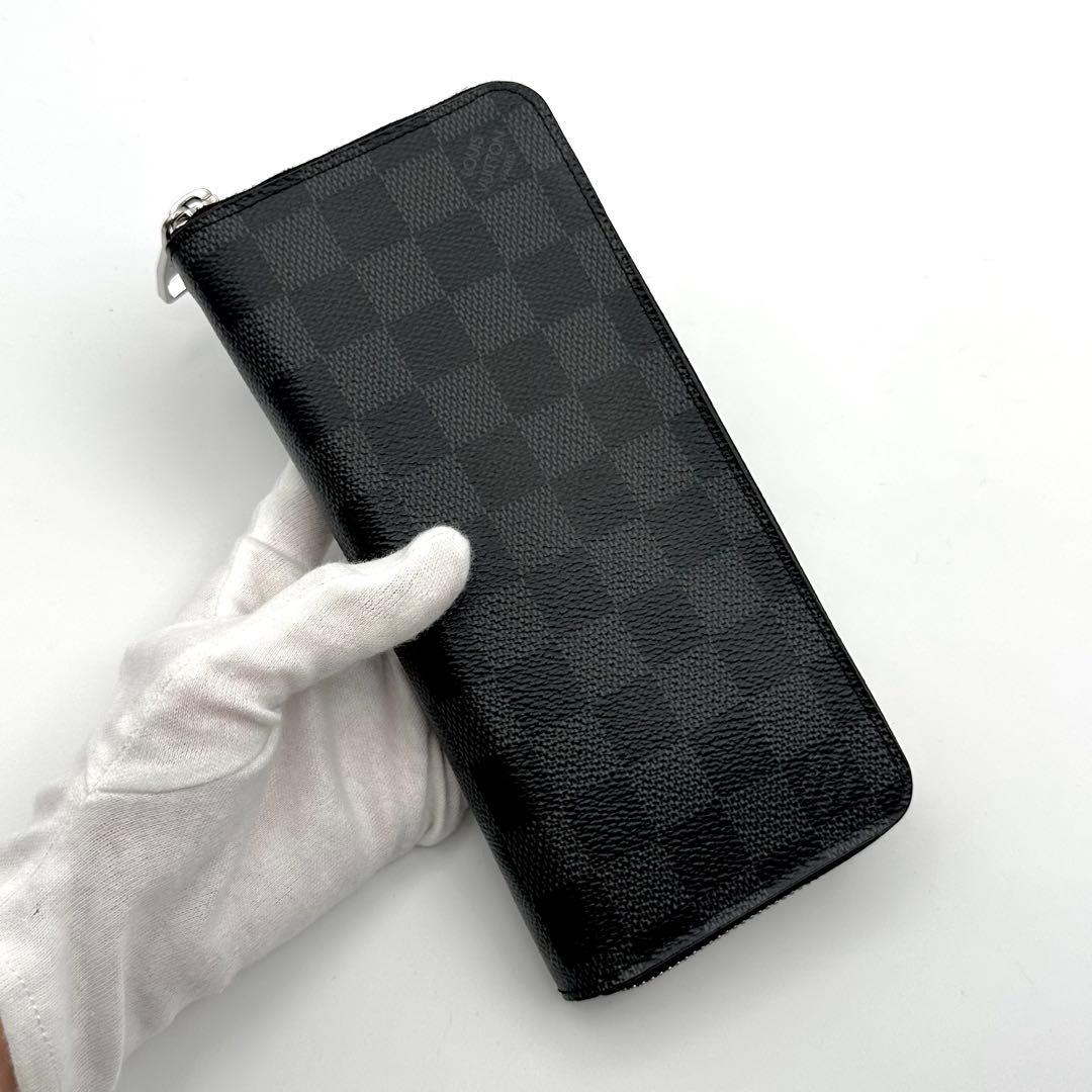 【極美品】ルイヴィトン ダミエグラフィット ジッピー ヴェルティカル 長財布