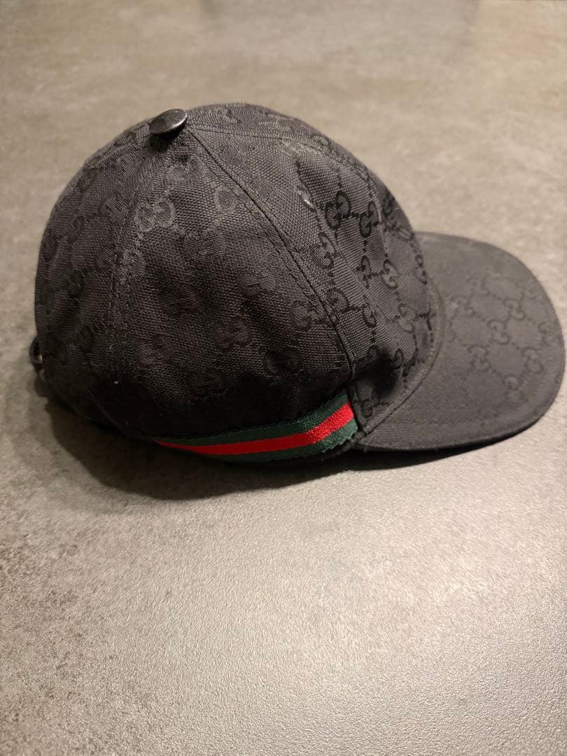 Gucci GGパターン キャップ ブラック