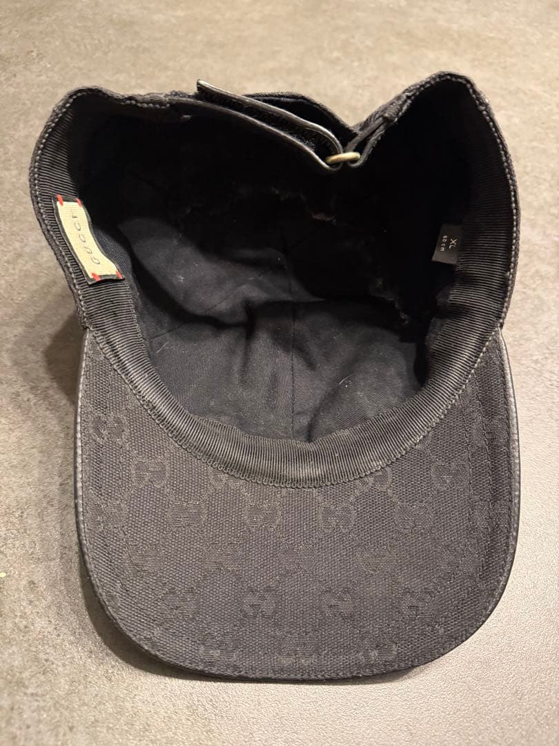 Gucci GGパターン キャップ ブラック