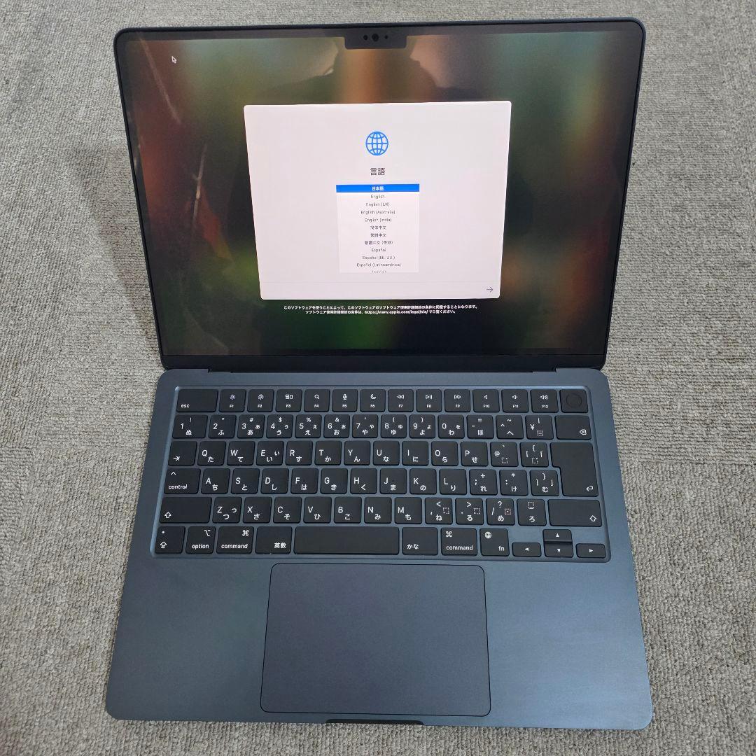 MacBook Air M3 13インチ 16GB 256GB 100% JIS