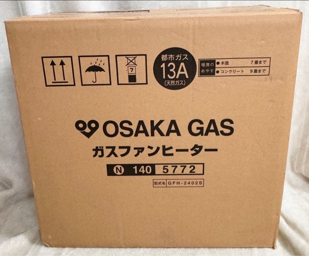 OSAKA GAS ガスファンヒーター N140 5772 GFH-2402S