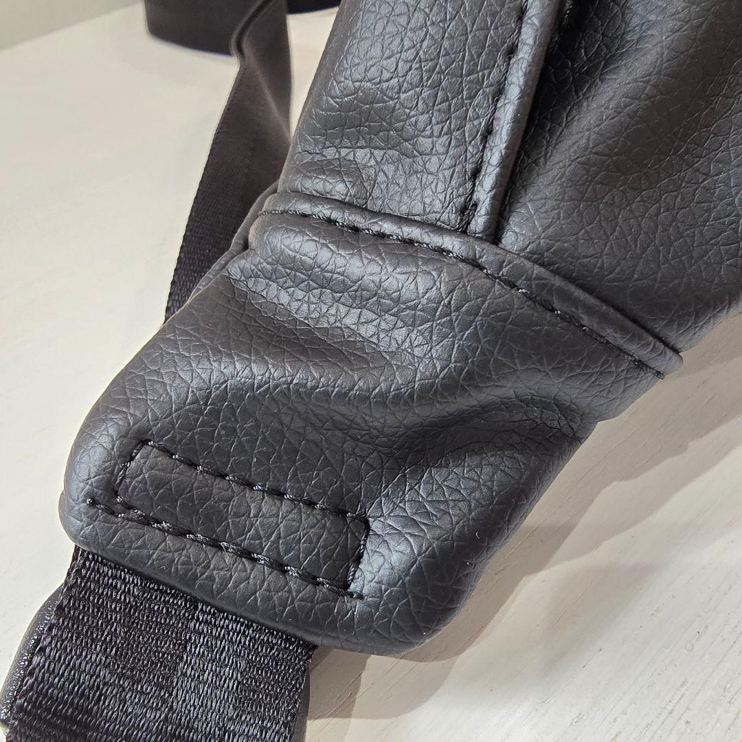 ジャムホームメイド　エシカルレザー シンプル ミニ ウエストポーチ