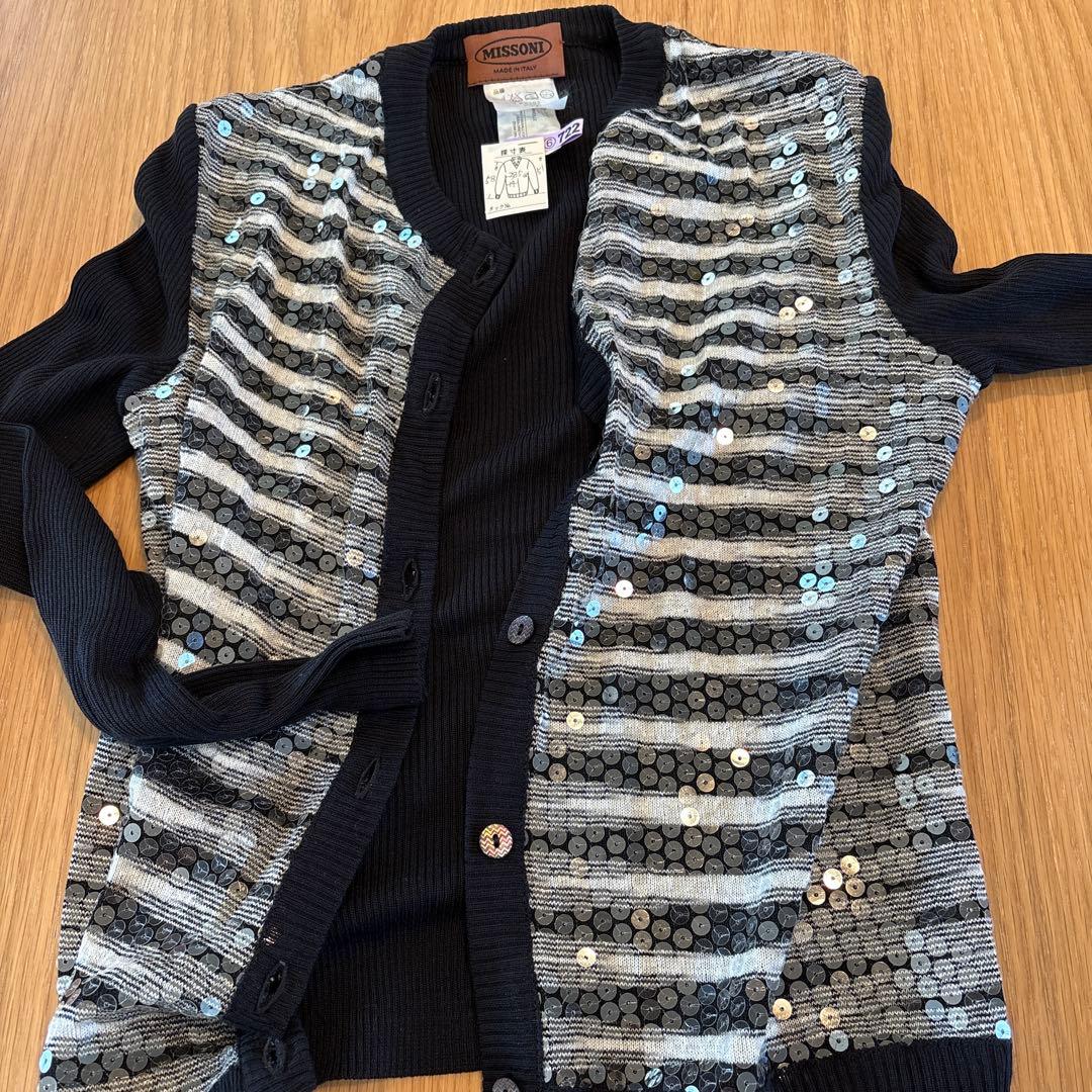 ミッソーニスパンコールカーディガン