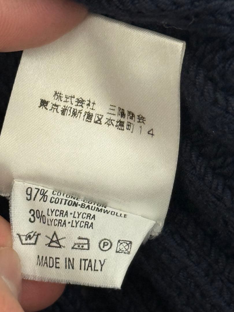 希少 イタリア製 Burberry Prorsum ドライバーズニット