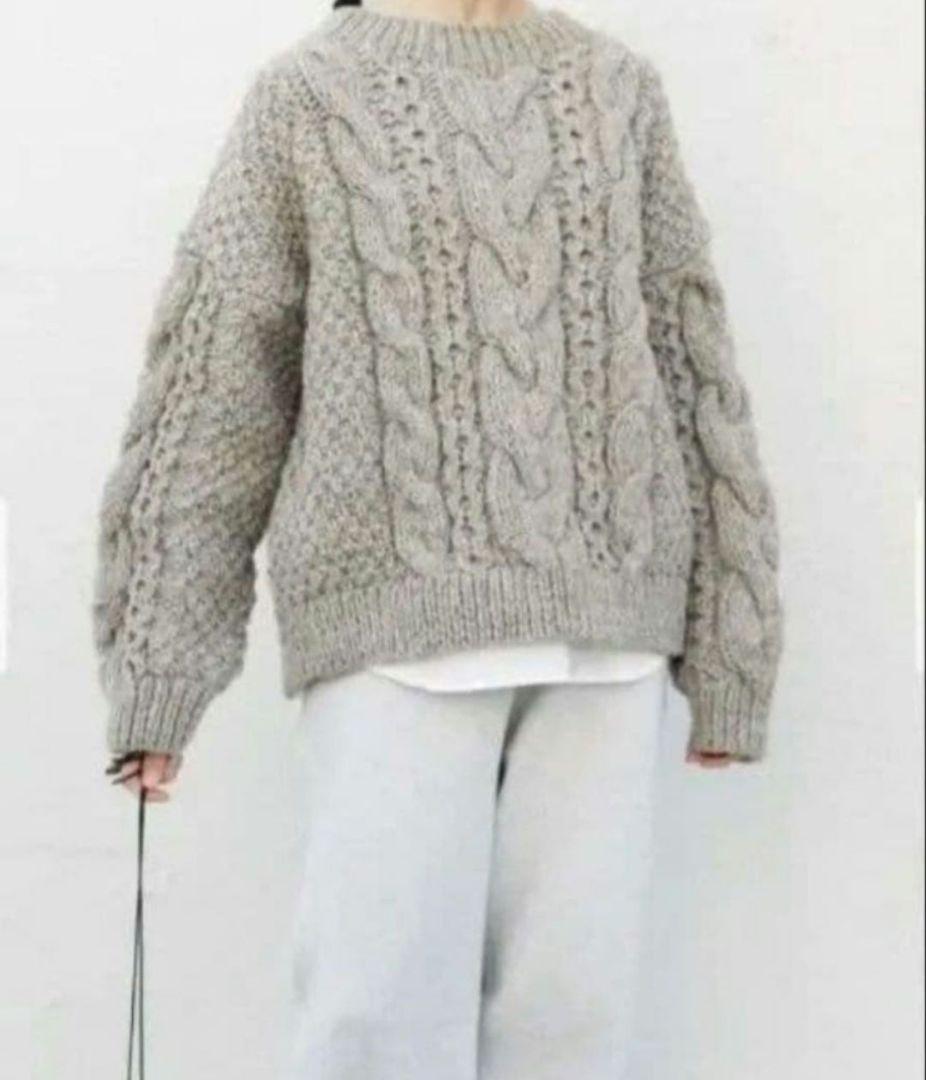 【かぐれ】24A/W ペルーアランクルーネックニット