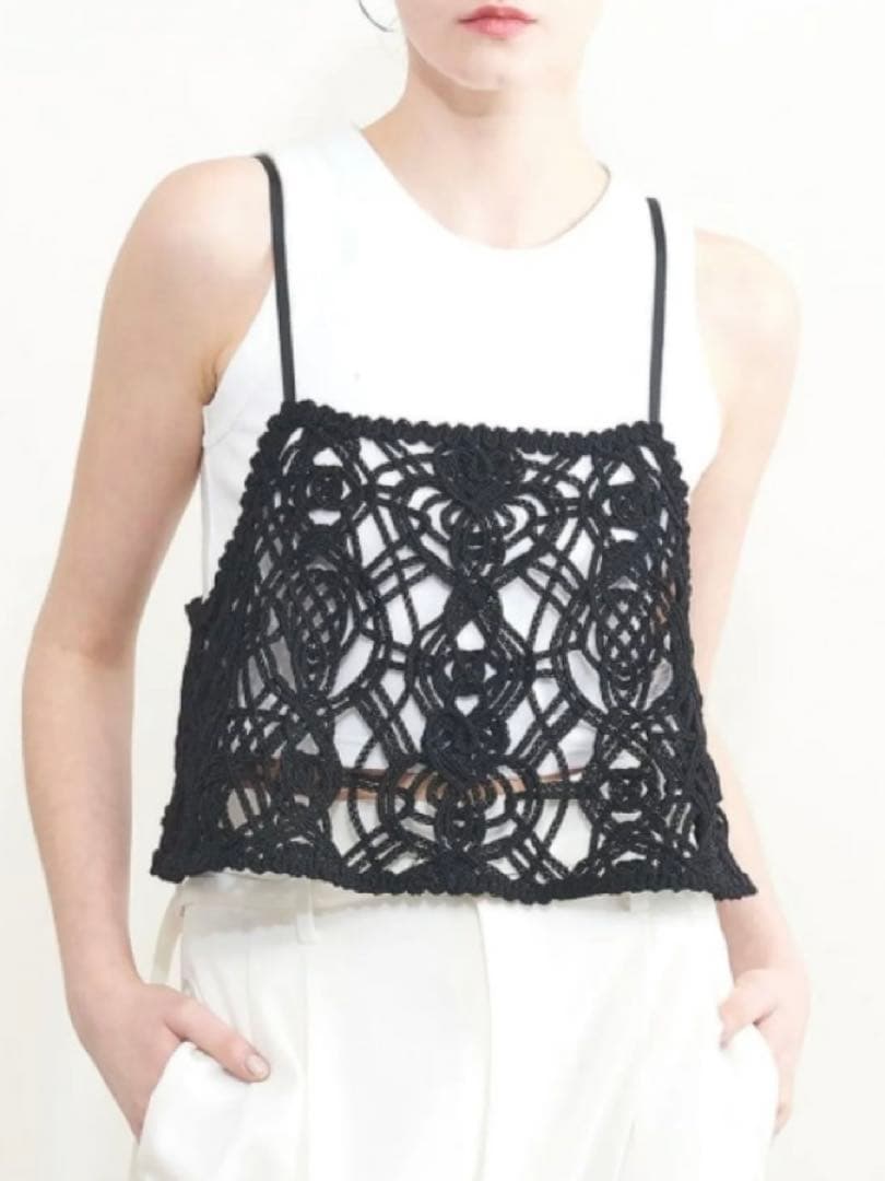 AEWEN MATOPH テープレースキャミソール