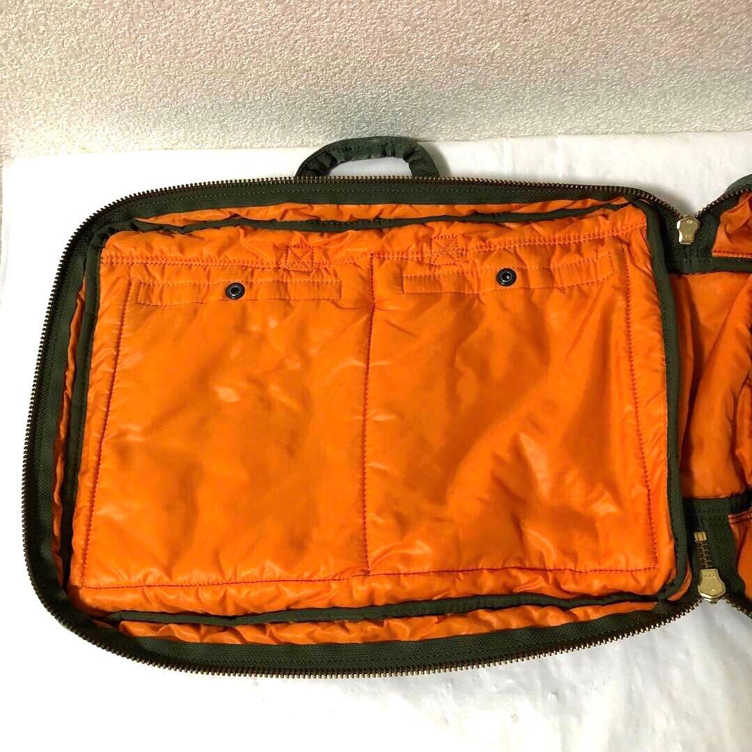 極美品✨廃盤 ポータータンカー ビジネスバッグ 3way A4可 大容量 セージ