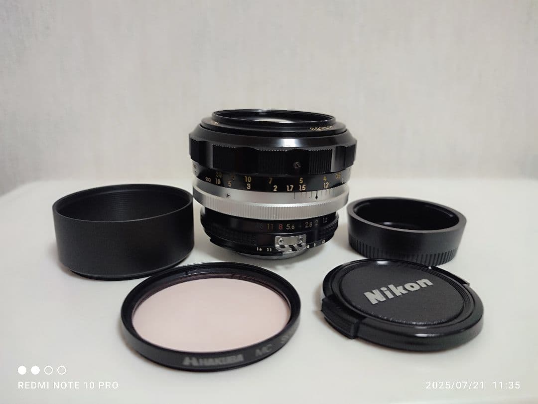NIKKOR-S.C Auto Fマウント1:1.2F55mm単焦点レンズ