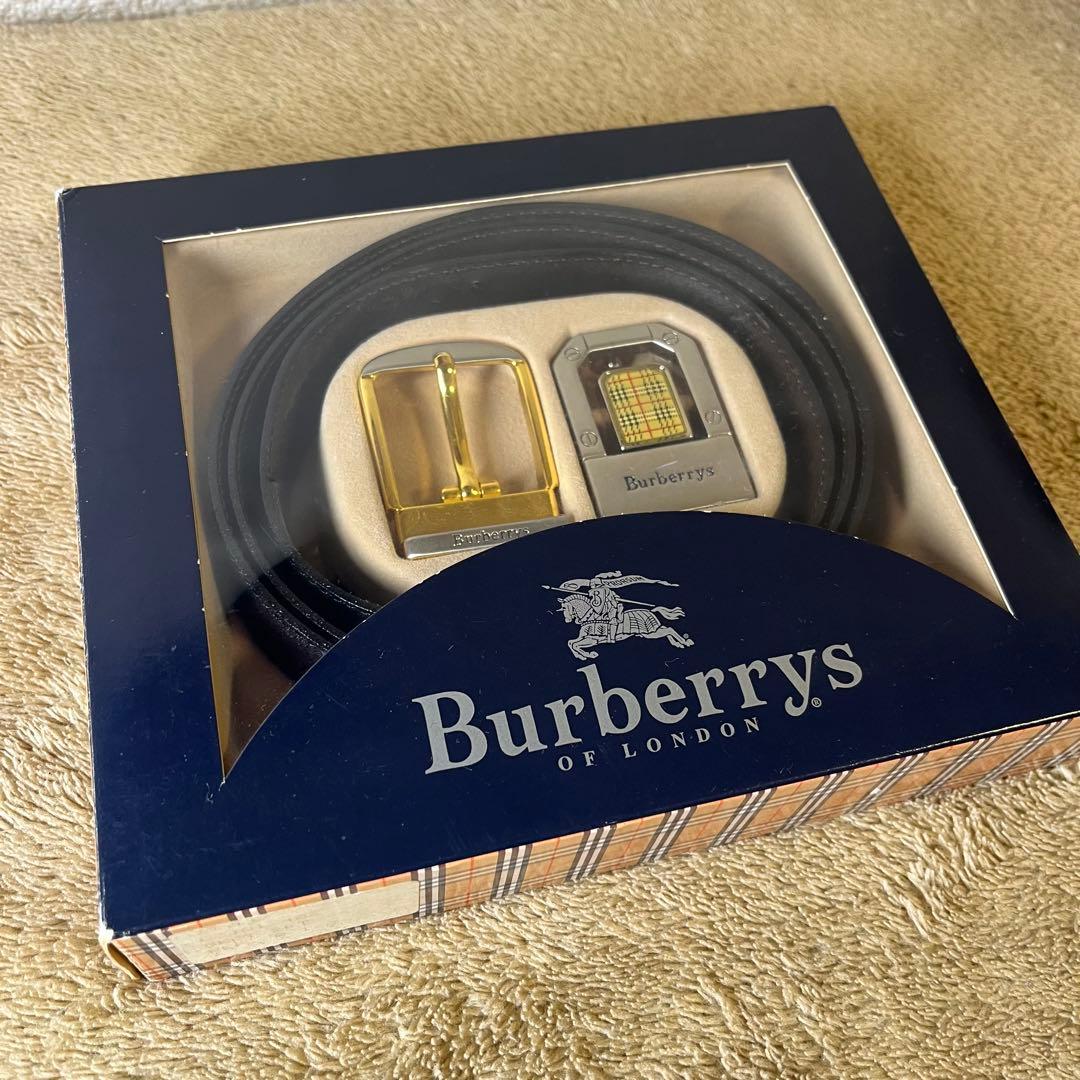 BURBERRY バーバリー ベルト ブラック ブラウン リバーシブル セット
