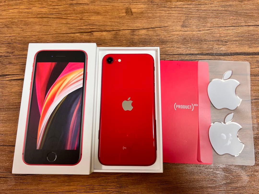 【美品】iPhone SE (第2世代) BT89% PRODUCT(RED)