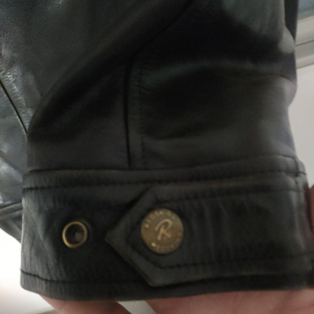 REDSKINS レザーシングルライダースジャケット XL