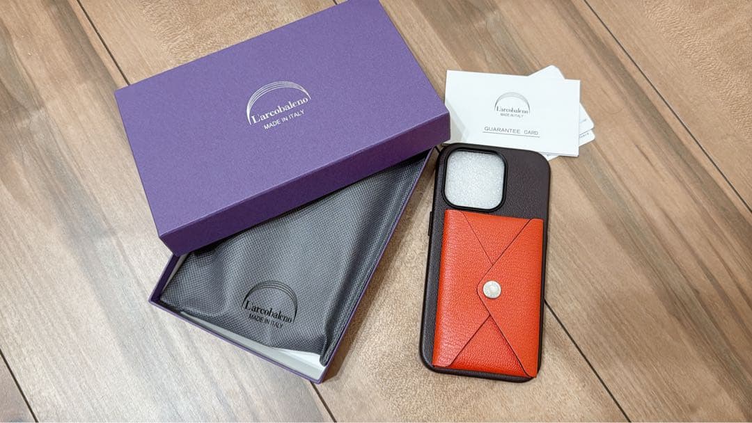 新品未使用ラルコバレーノ Larcobaleno iPhone14pro ケース