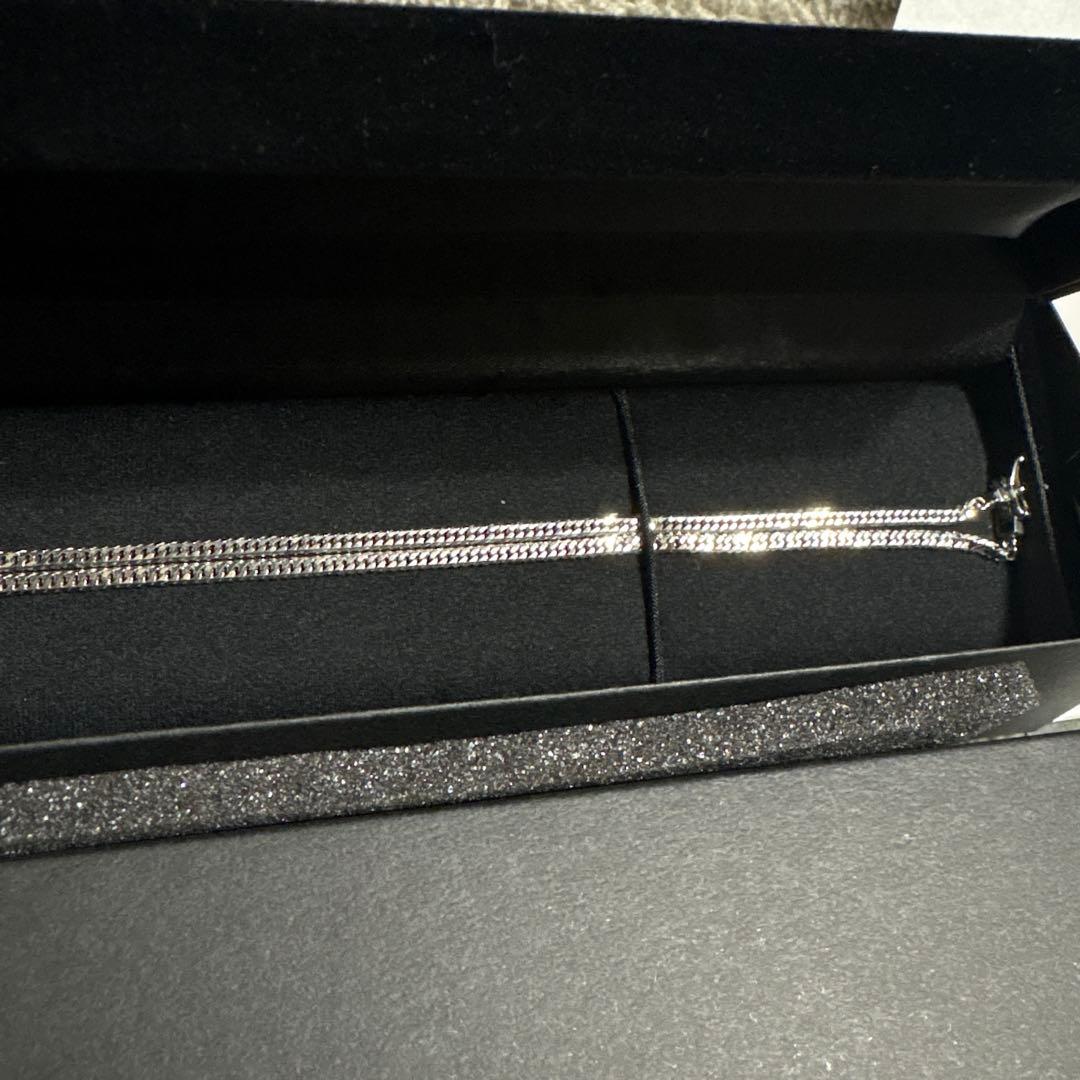 pt850 ダブル6面喜平ネックレス　45cm10g