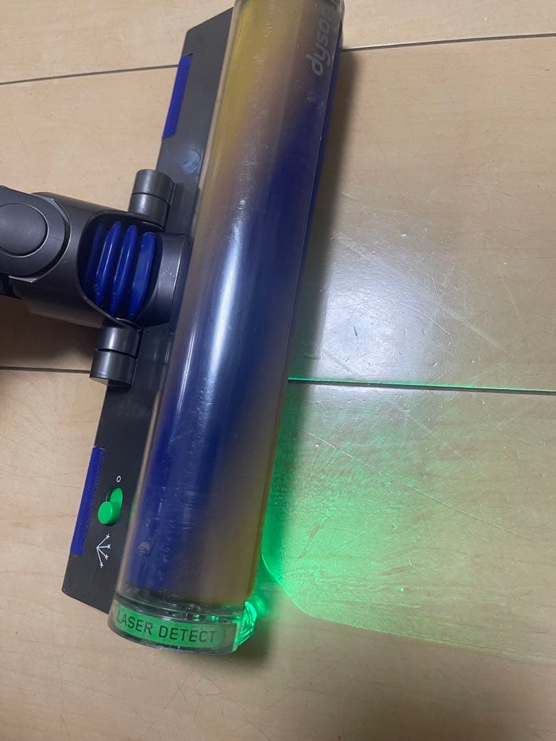 【動作品】ダイソンクリーナーヘッドLEDのFluffy Opticヘッド V12