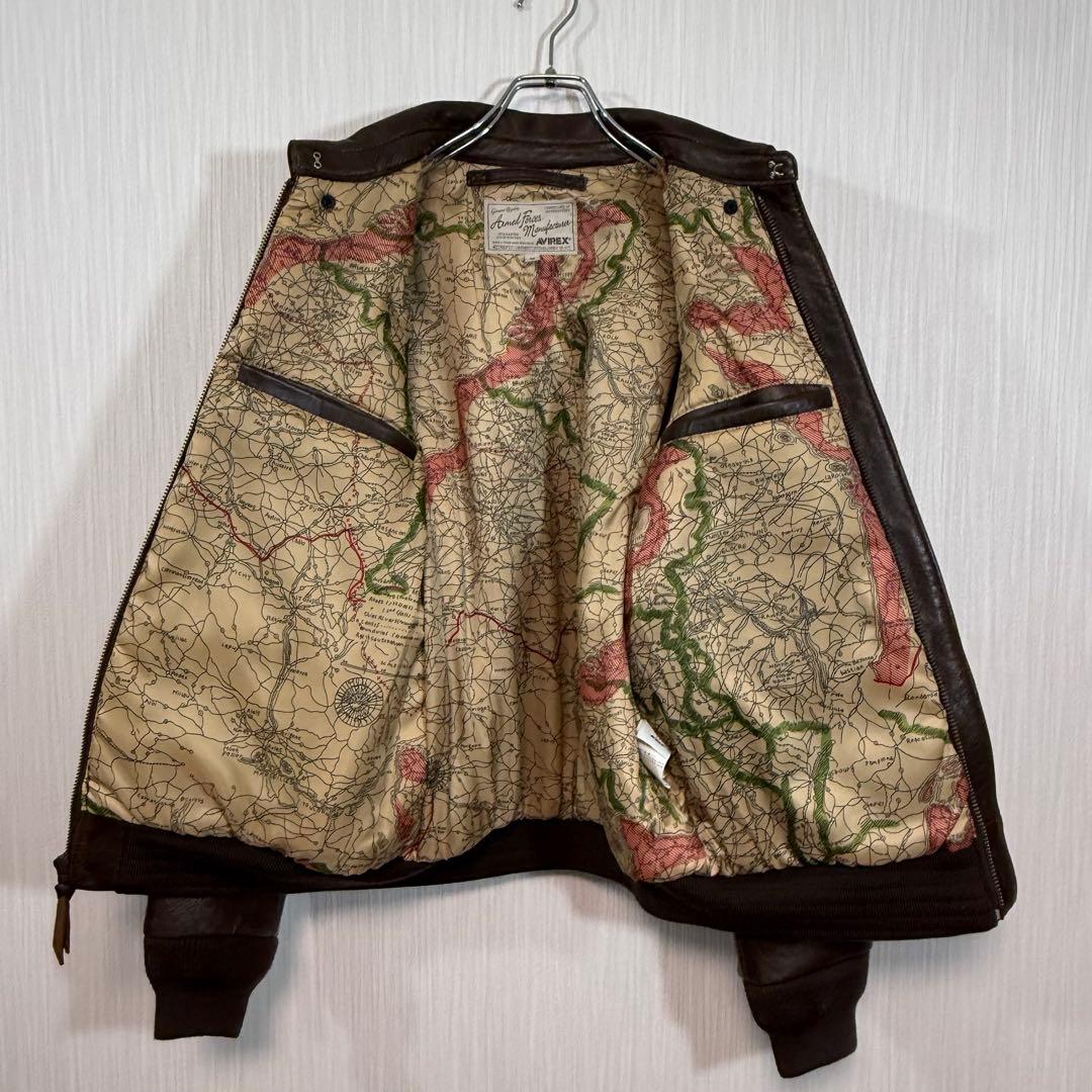 AVIREX アヴィレックス 上野商会 A-2羊革 フライトジャケット