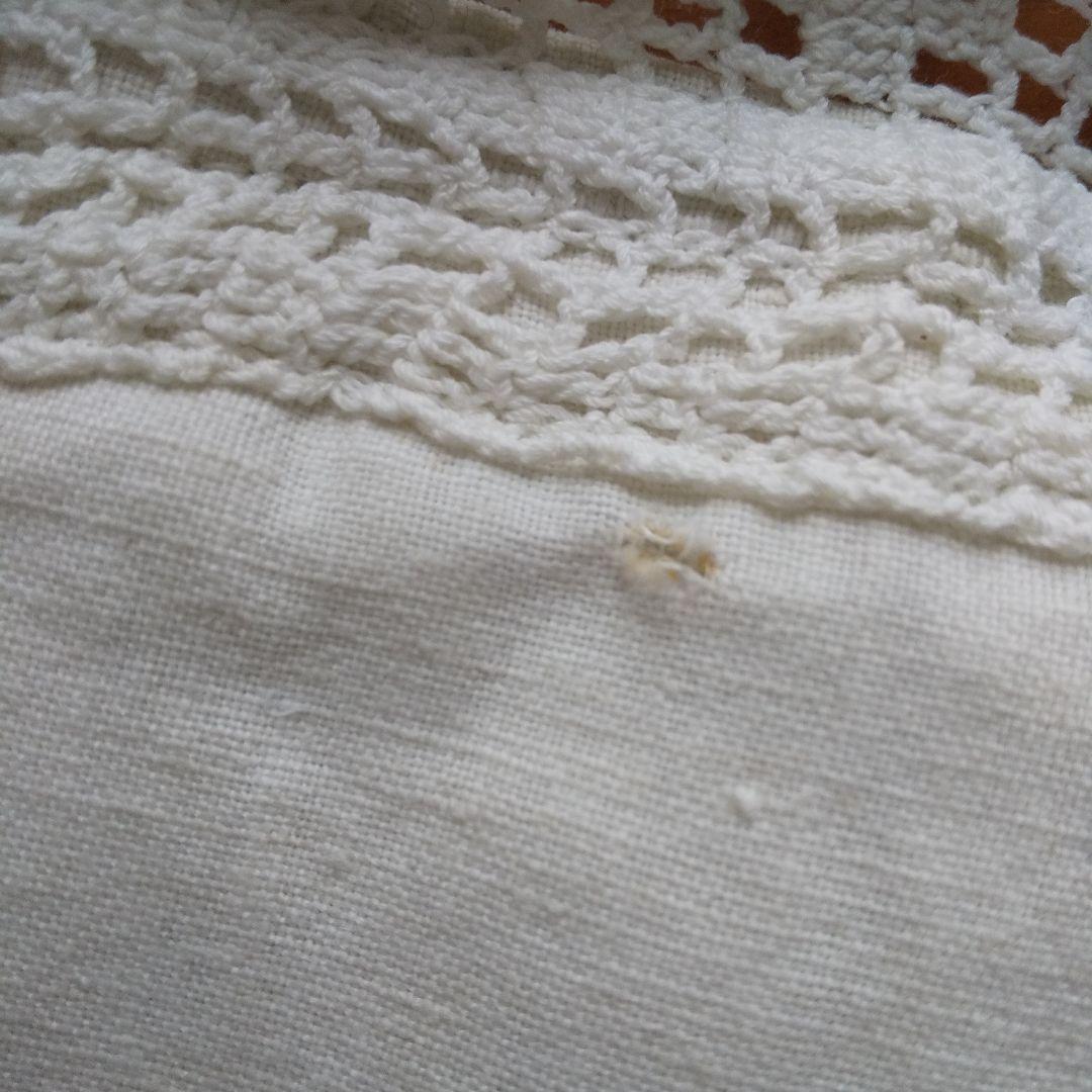 フランスアンティークレース 素材のツリースカート ラグ フリークロス