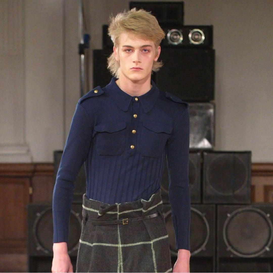 wales bonner ニットシャツ