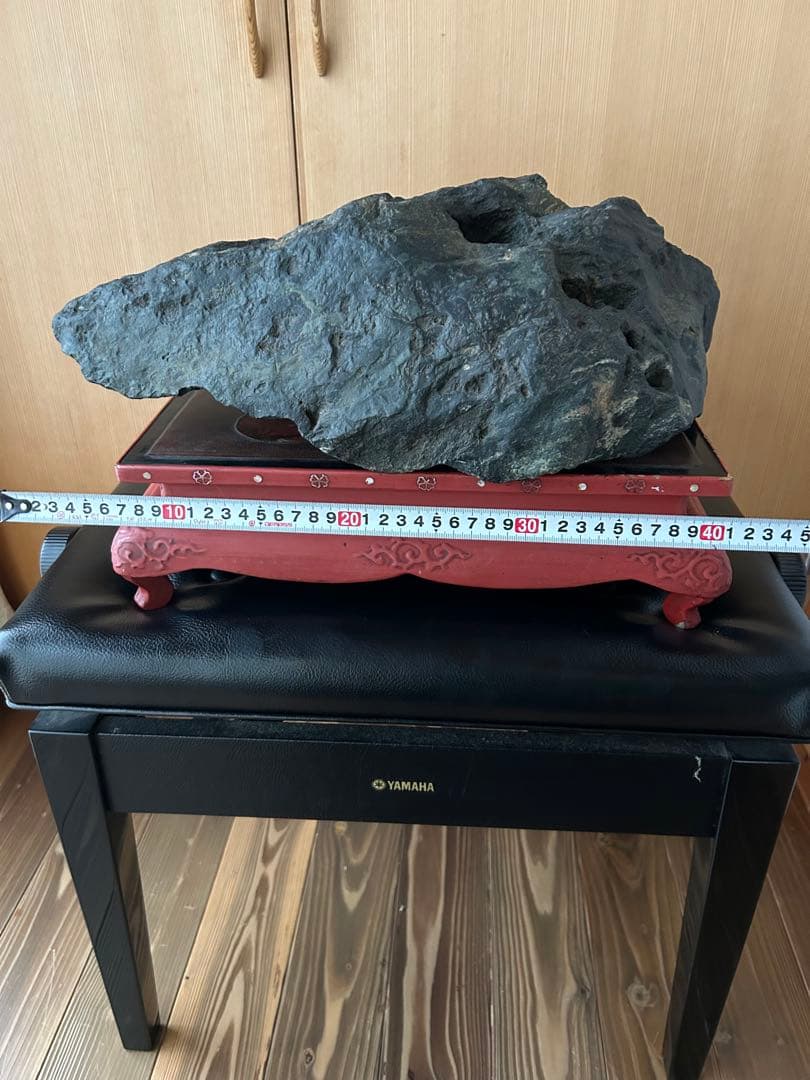 大型　神居古潭石　うぶ石　溜まり有り　重さ約１６kg