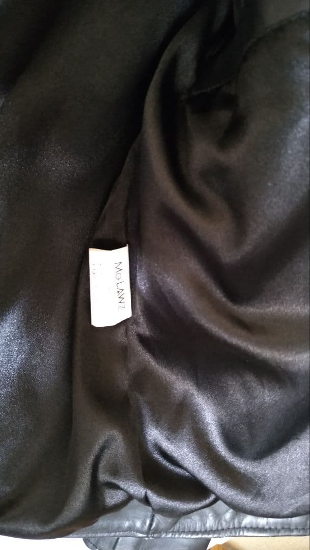 カウレザーシングルライダースジャケット