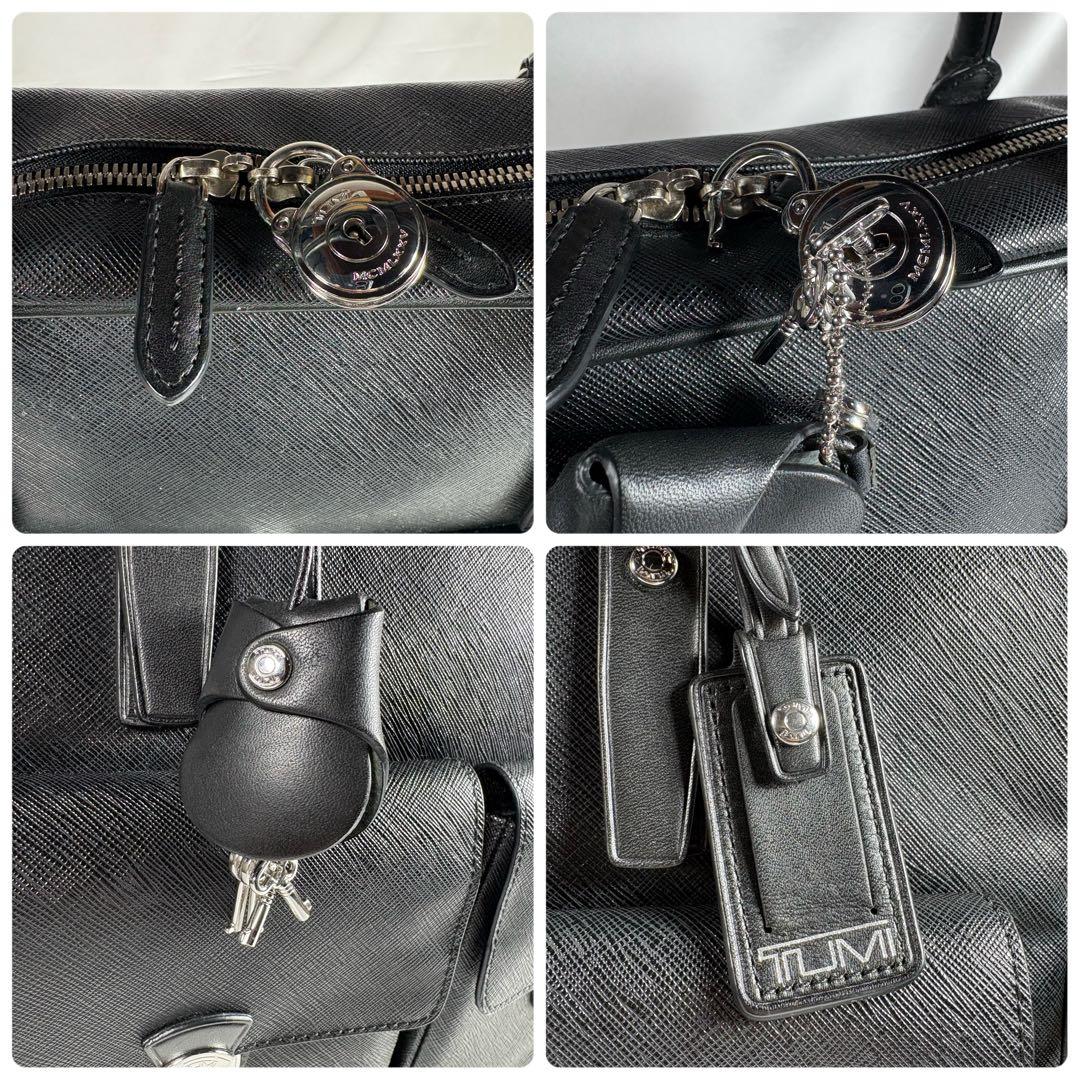 TUMI レザー ビジネスバッグ 2WAY ブラック 黒 PCケース付 高級