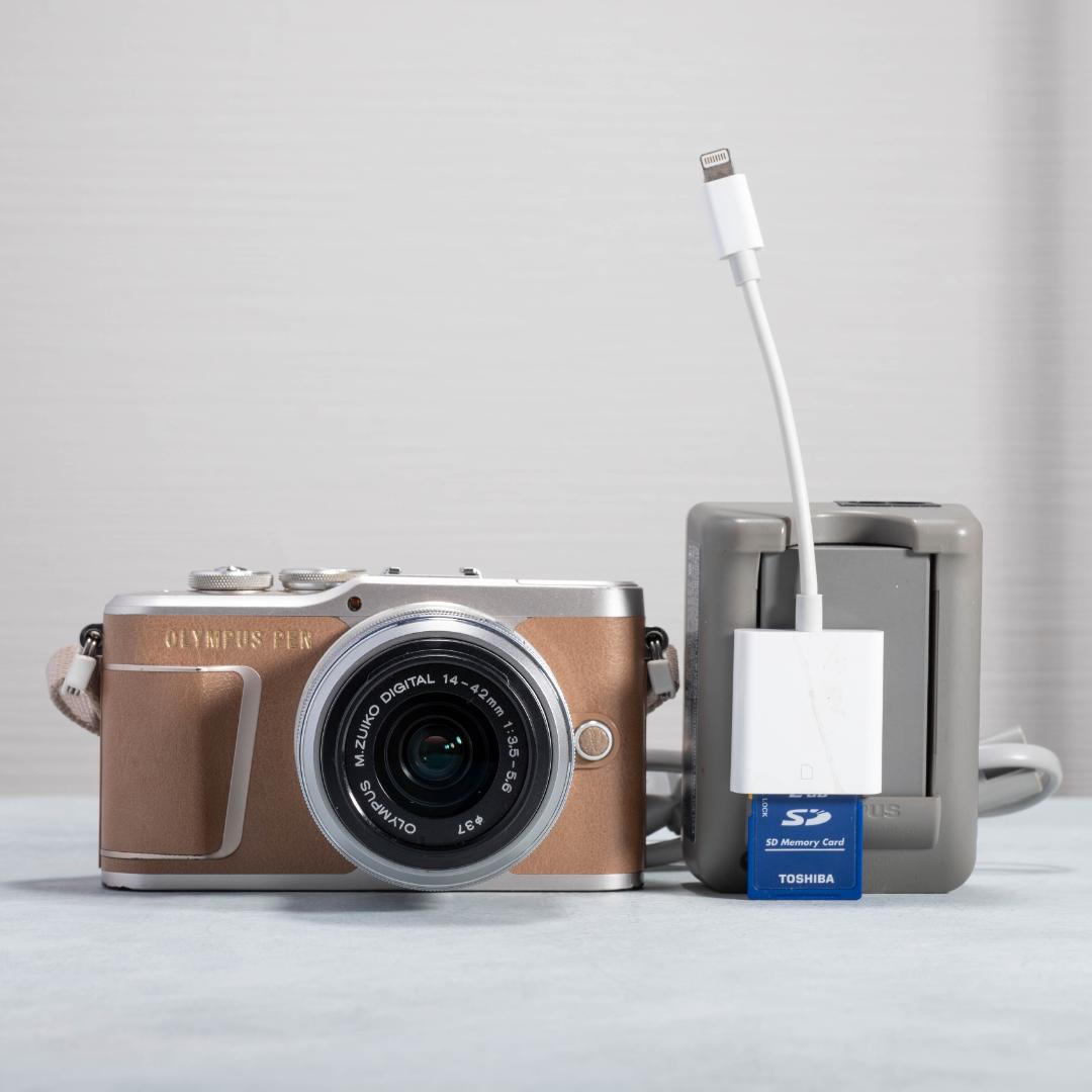 OLYMPUS PEN E-PL9 レンズキット スマホ転送OK