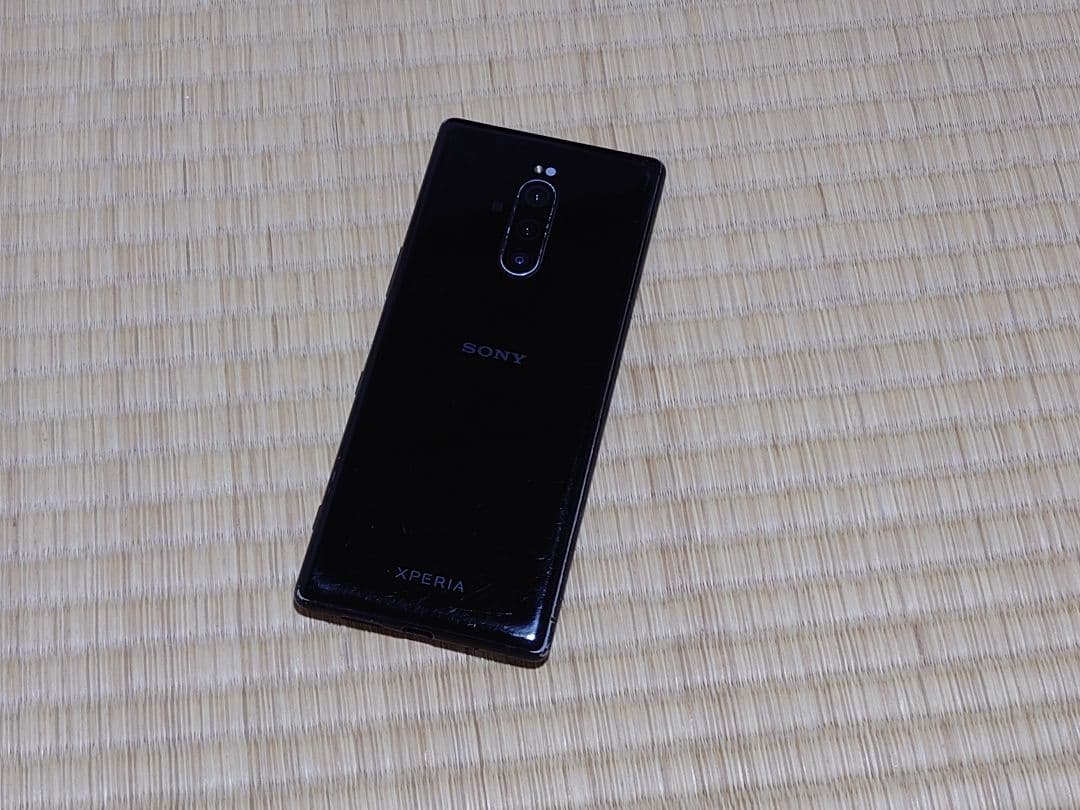 【付属品未使用】 SONY Xperia 1 J9110 128GB ブラック