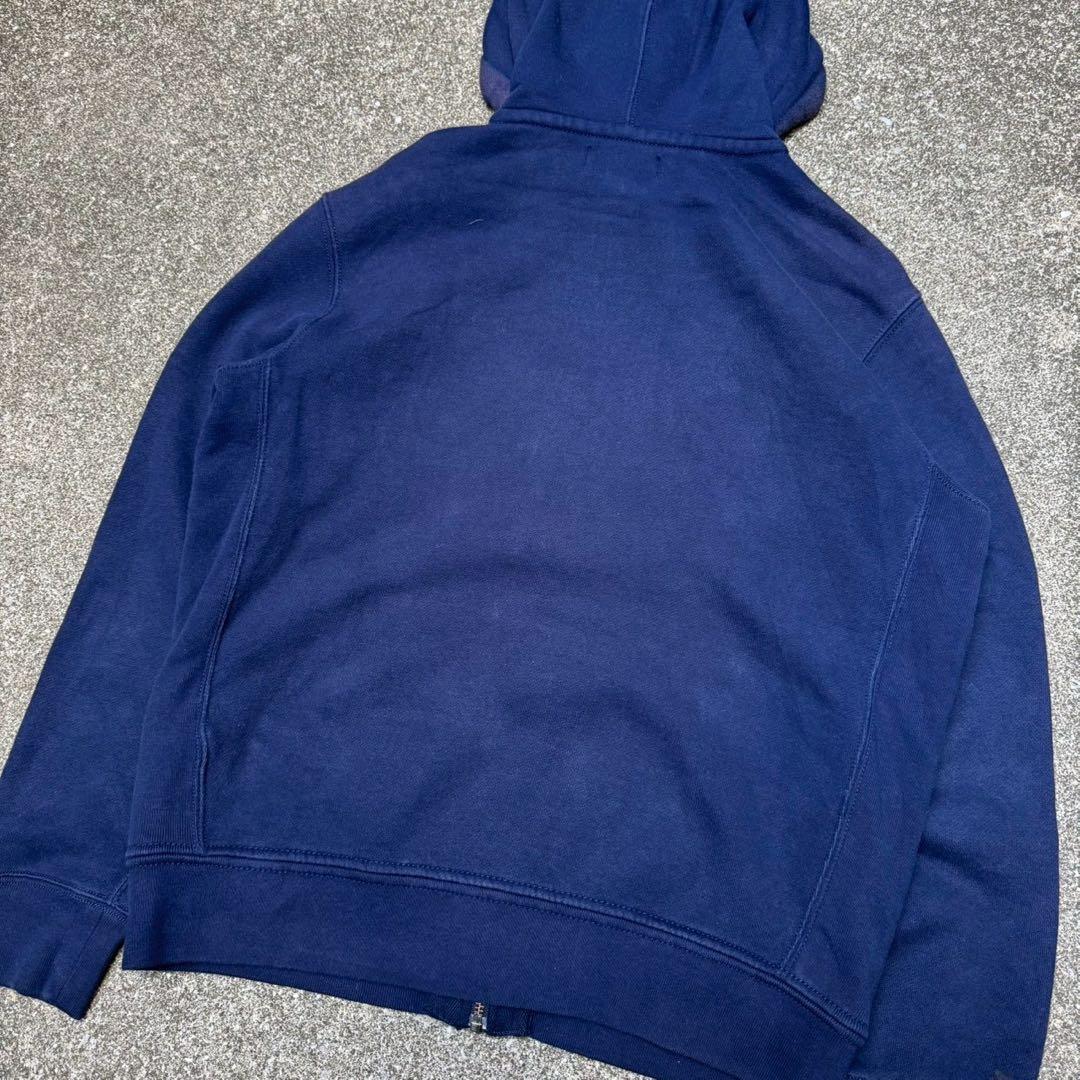 90s RALPH LAUREN ジップパーカー ネイビー ヴィンテージ ラルフ