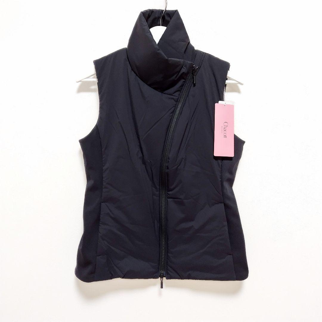 M Chacott 中綿ベスト 黒 未使用 ＊ バレエ ダンス ヨガ レディース