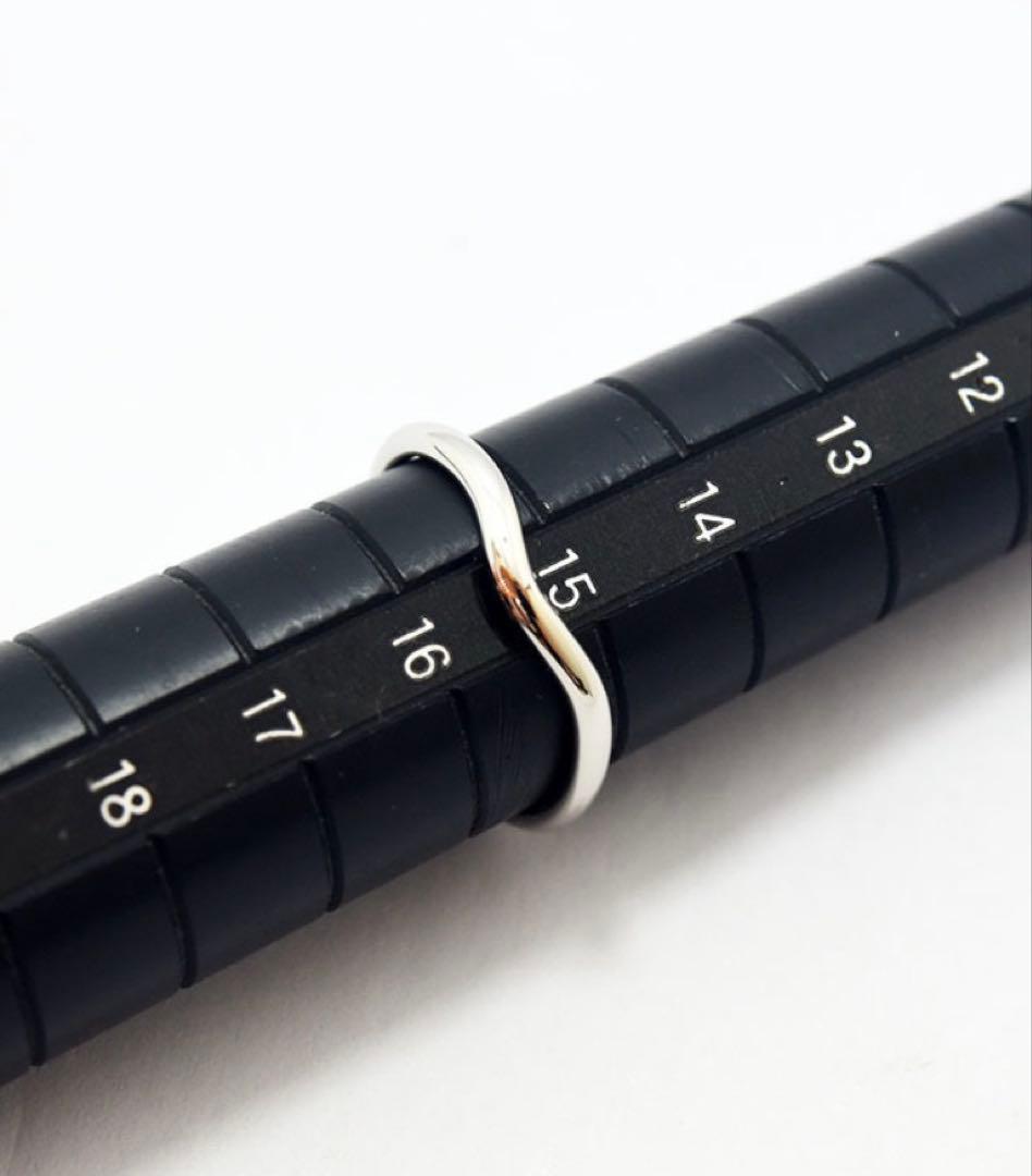 Tiffany ティファニー カーブドバンド リング ペレッティ PT950