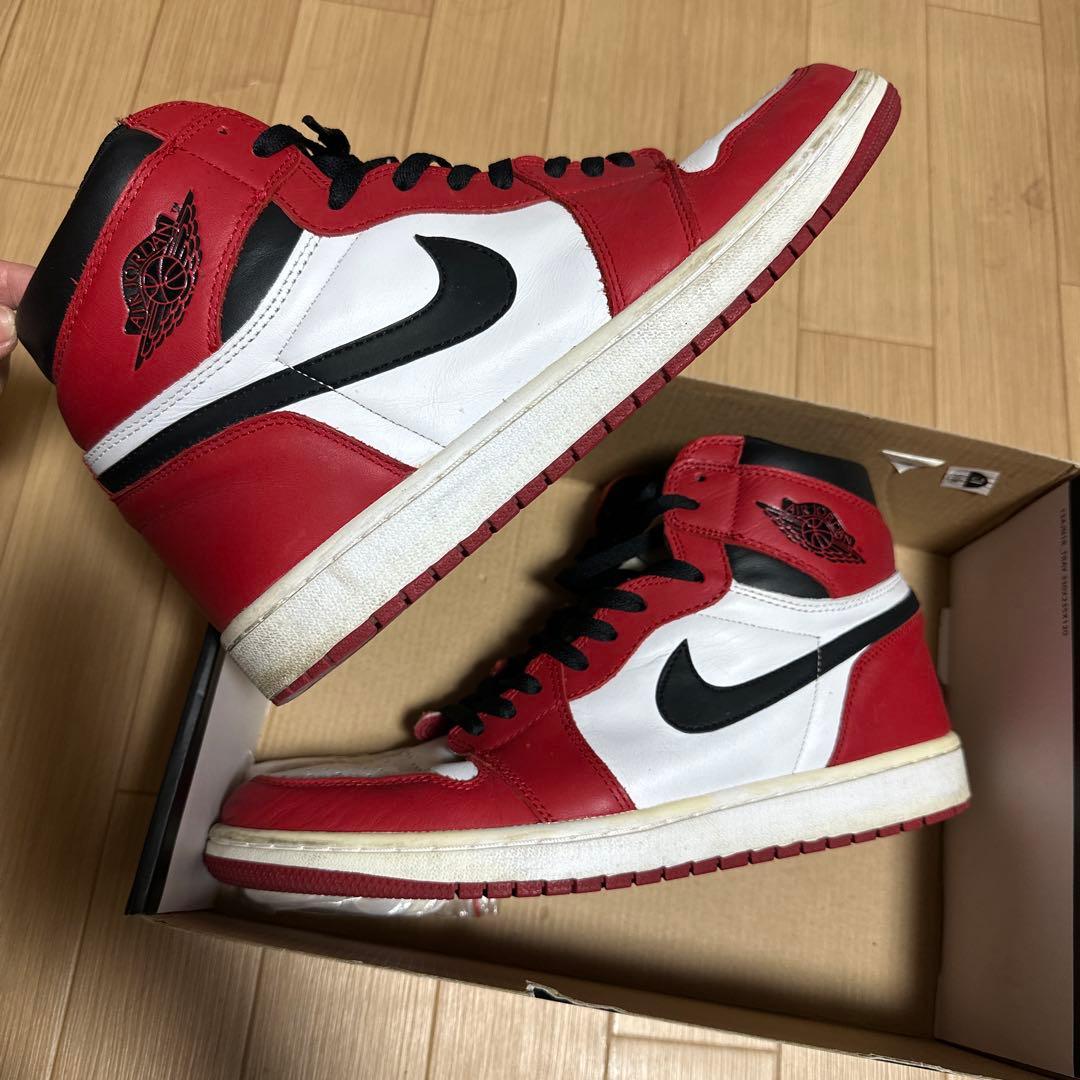 ナイキ エアジョーダン ハイカット レッド