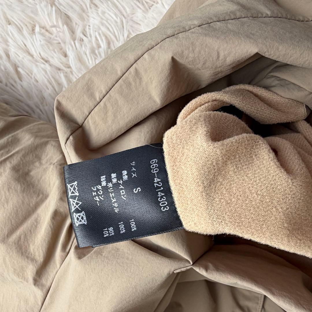 2024AW ナノユニバース 西川ダウン(R) リバーシブルライトコート